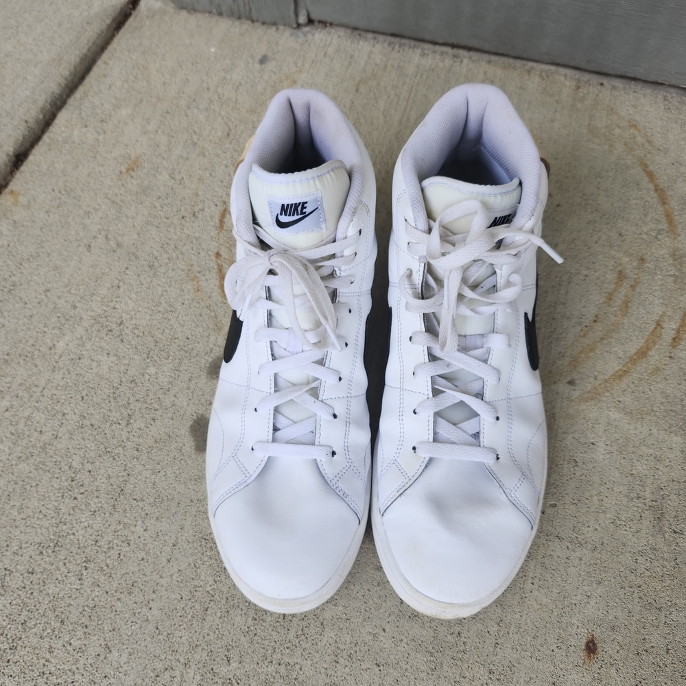 Nike White and Black High-Top Shoes Size 11.5 MEN'S